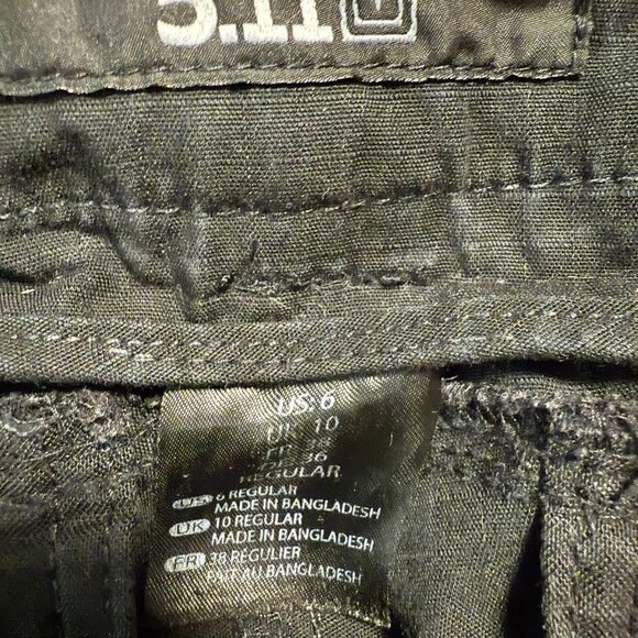 511 Tactical black work low-rise pants Sz6 Workwear Strong Thick Utilitarian - Picture 5 of 9